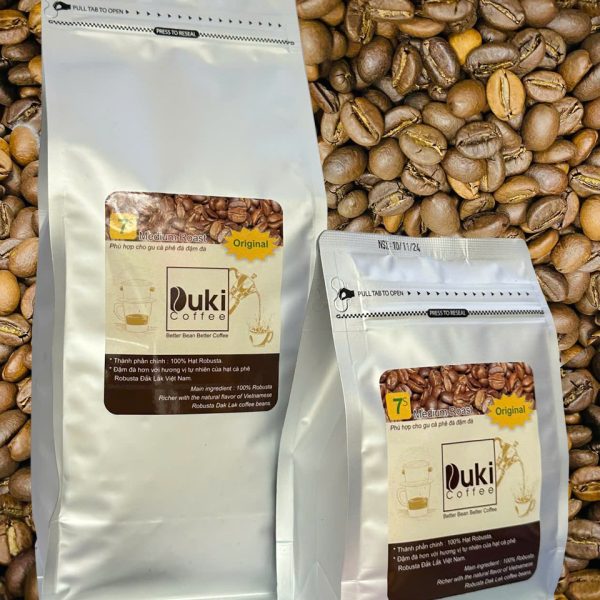 Cà Phê hạt Robusta Duki (từ 1-5Kg)
